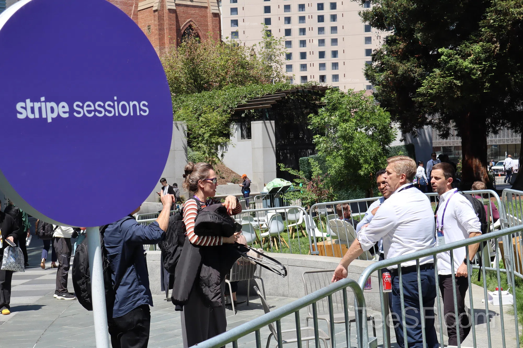 stripe Sessions Outdoor Signage at Stripe Sessions 2026 in San Francisco.